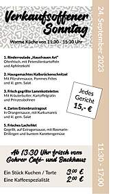Verkaufsoffener Sonntag, 24...
